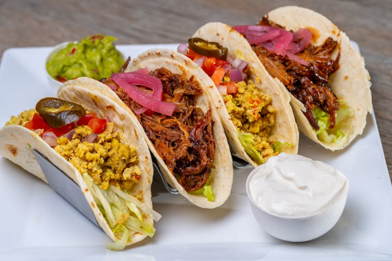 Cabana Deluxe Plate - premium taco platter with all the fixings
